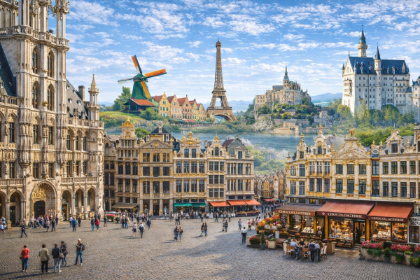 荷比法德15日(高雄飛)