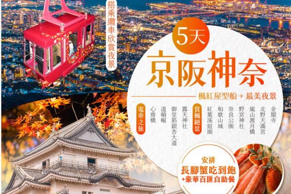 京阪神紅葉5日
